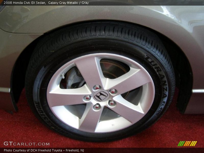 Galaxy Gray Metallic / Gray 2008 Honda Civic EX Sedan