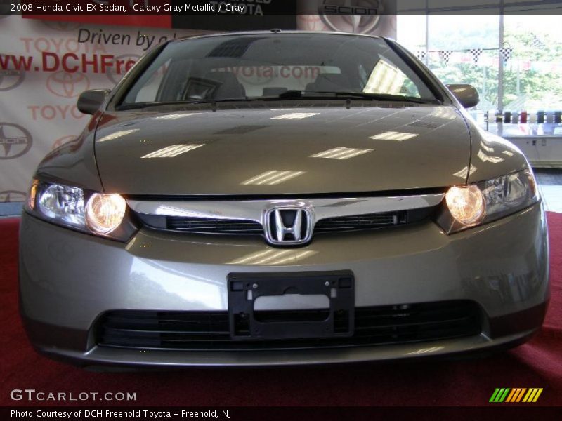 Galaxy Gray Metallic / Gray 2008 Honda Civic EX Sedan