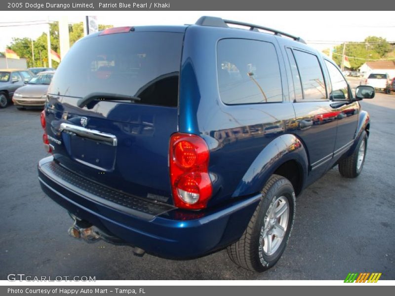 Patriot Blue Pearl / Khaki 2005 Dodge Durango Limited