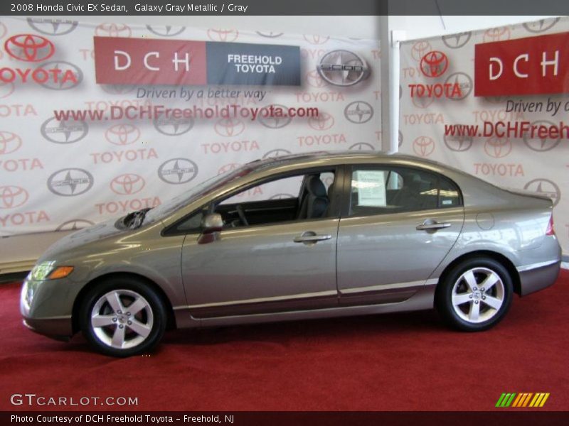 Galaxy Gray Metallic / Gray 2008 Honda Civic EX Sedan