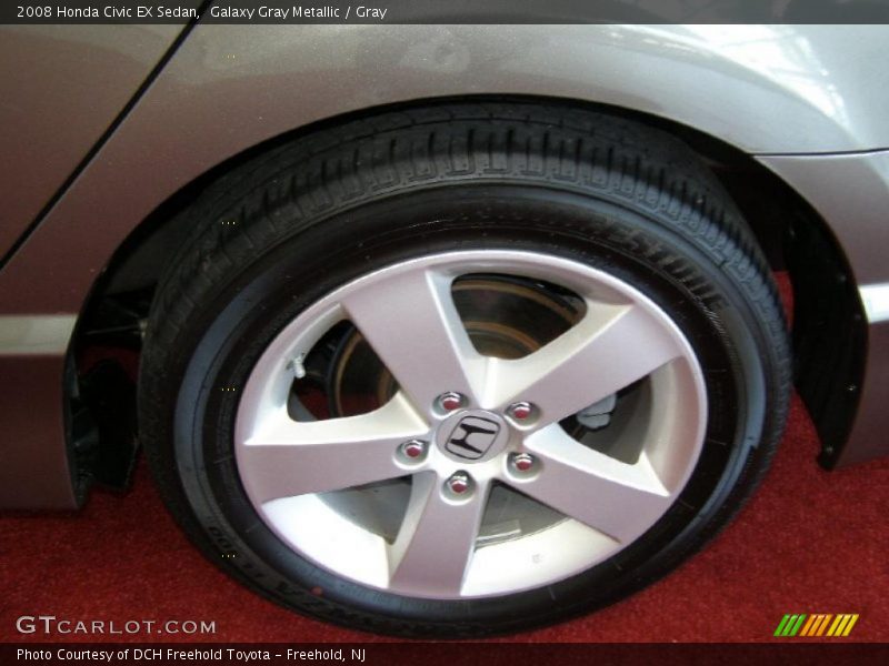 Galaxy Gray Metallic / Gray 2008 Honda Civic EX Sedan