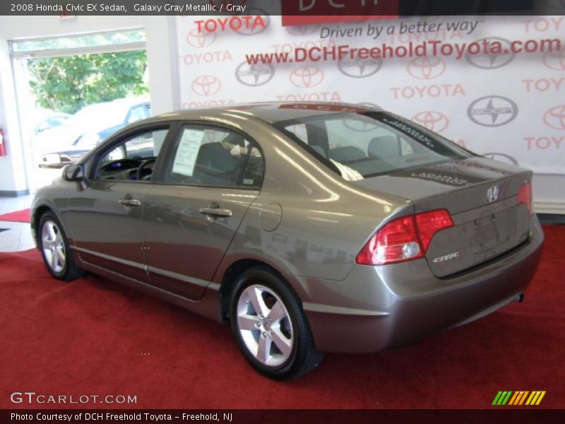 Galaxy Gray Metallic / Gray 2008 Honda Civic EX Sedan