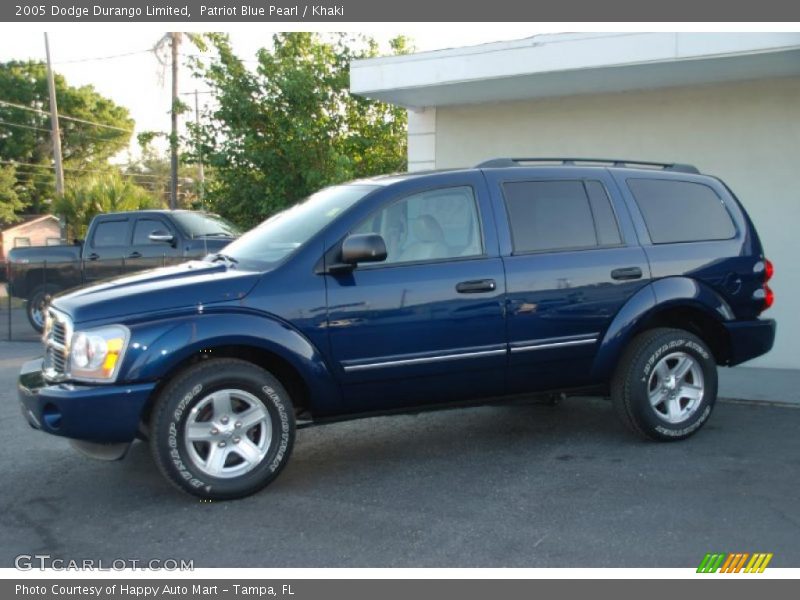 Patriot Blue Pearl / Khaki 2005 Dodge Durango Limited