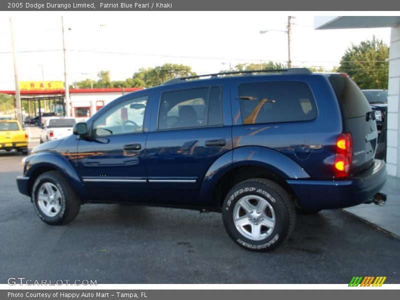 Patriot Blue Pearl / Khaki 2005 Dodge Durango Limited