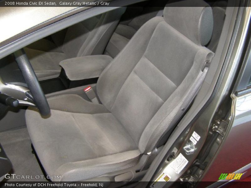 Galaxy Gray Metallic / Gray 2008 Honda Civic EX Sedan