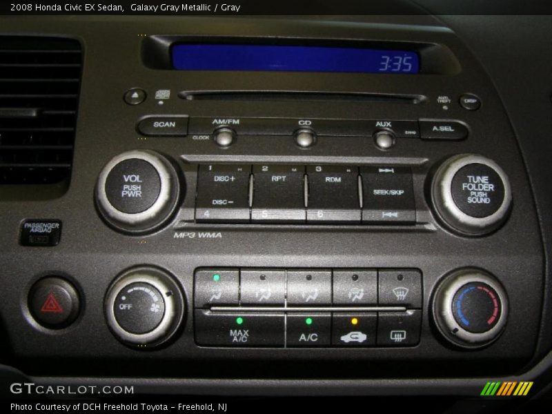 Galaxy Gray Metallic / Gray 2008 Honda Civic EX Sedan