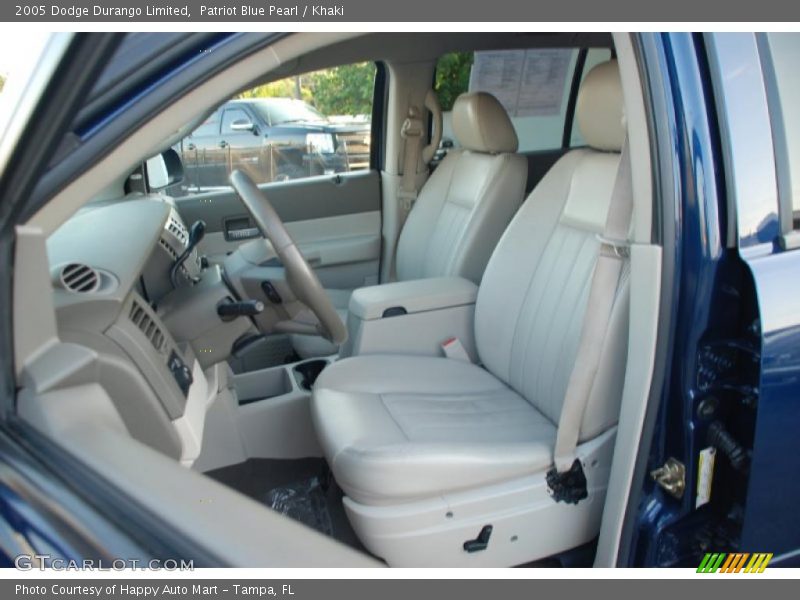 Patriot Blue Pearl / Khaki 2005 Dodge Durango Limited