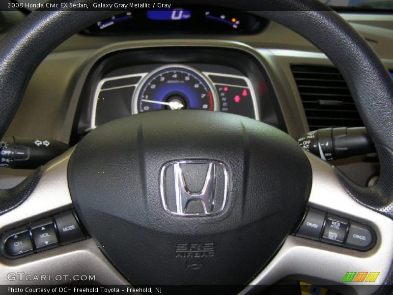 Galaxy Gray Metallic / Gray 2008 Honda Civic EX Sedan