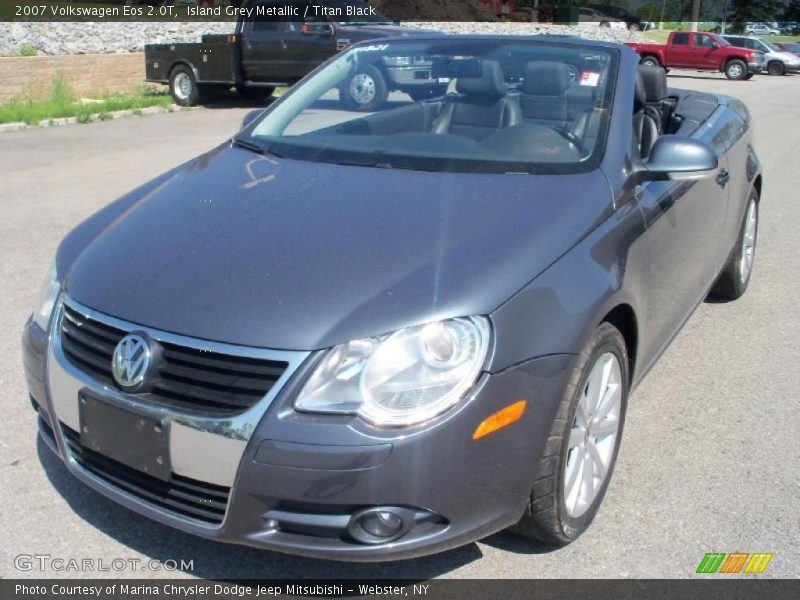 Island Grey Metallic / Titan Black 2007 Volkswagen Eos 2.0T