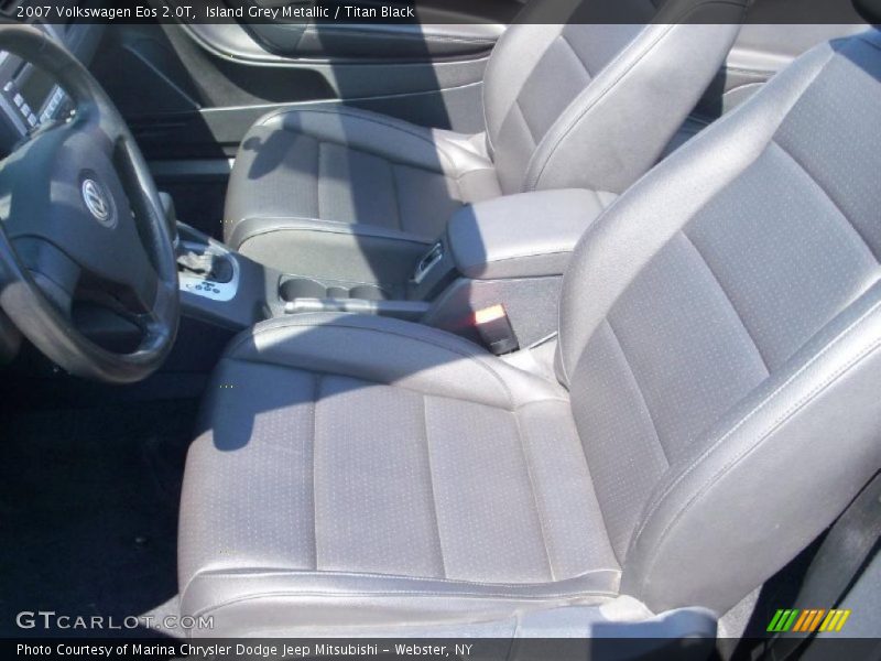 Island Grey Metallic / Titan Black 2007 Volkswagen Eos 2.0T