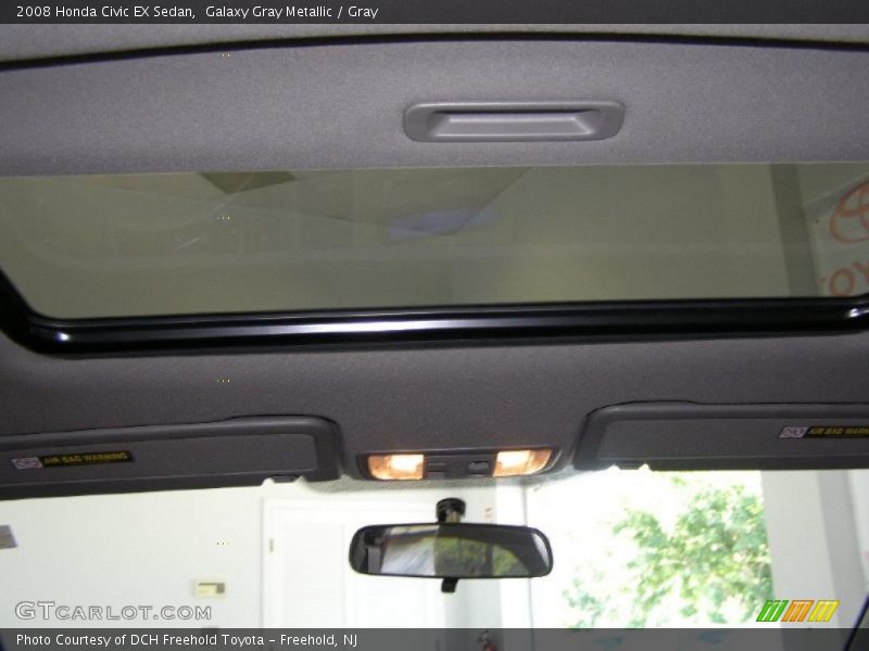 Galaxy Gray Metallic / Gray 2008 Honda Civic EX Sedan