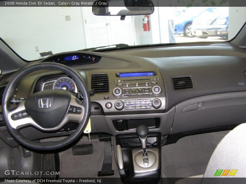 Galaxy Gray Metallic / Gray 2008 Honda Civic EX Sedan