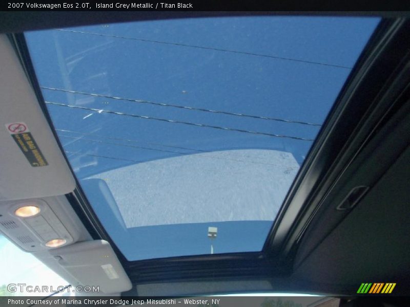 Island Grey Metallic / Titan Black 2007 Volkswagen Eos 2.0T