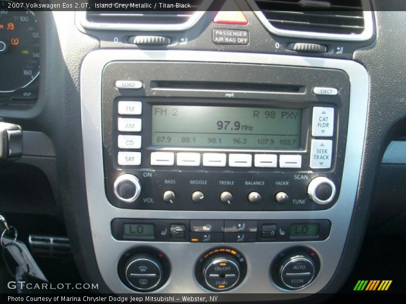 Island Grey Metallic / Titan Black 2007 Volkswagen Eos 2.0T