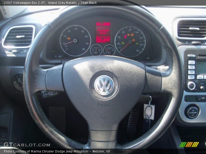 Island Grey Metallic / Titan Black 2007 Volkswagen Eos 2.0T