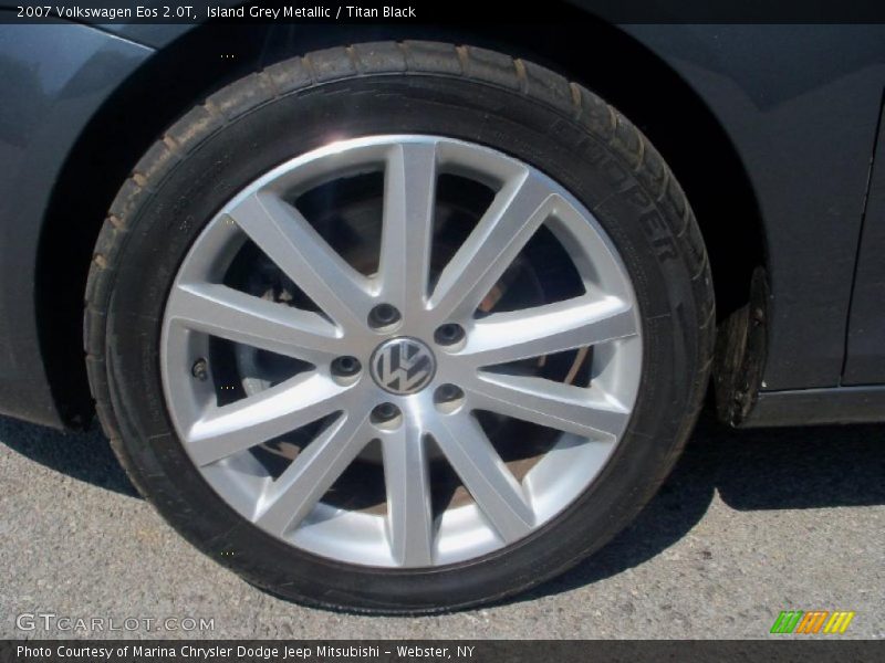Island Grey Metallic / Titan Black 2007 Volkswagen Eos 2.0T