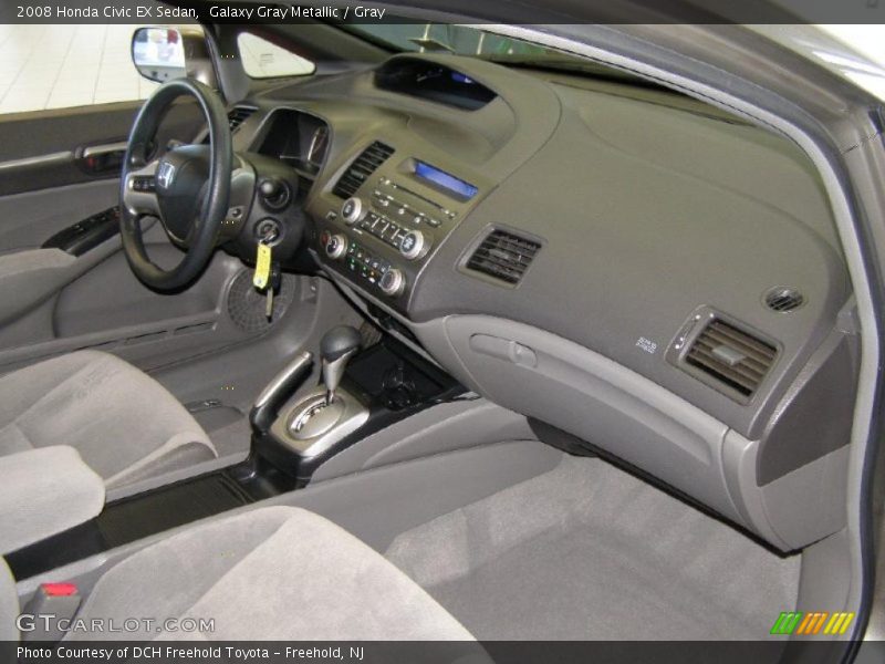 Galaxy Gray Metallic / Gray 2008 Honda Civic EX Sedan