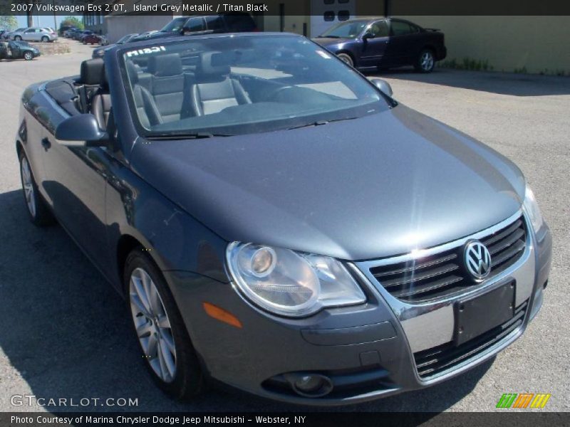 Island Grey Metallic / Titan Black 2007 Volkswagen Eos 2.0T