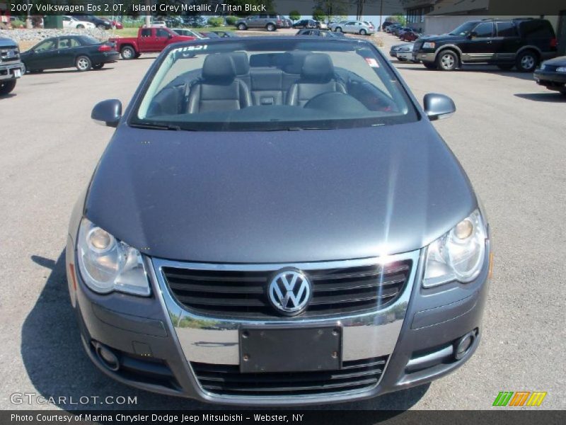 Island Grey Metallic / Titan Black 2007 Volkswagen Eos 2.0T
