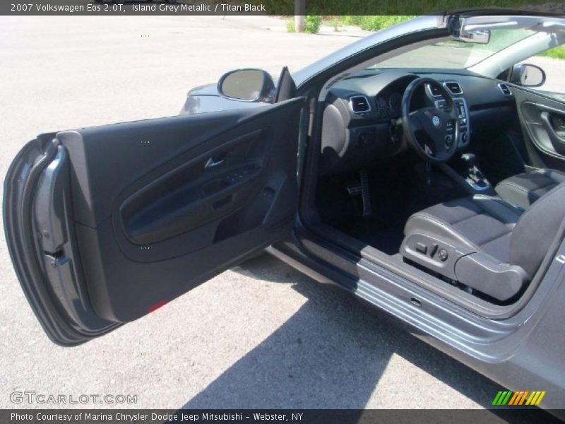 Island Grey Metallic / Titan Black 2007 Volkswagen Eos 2.0T