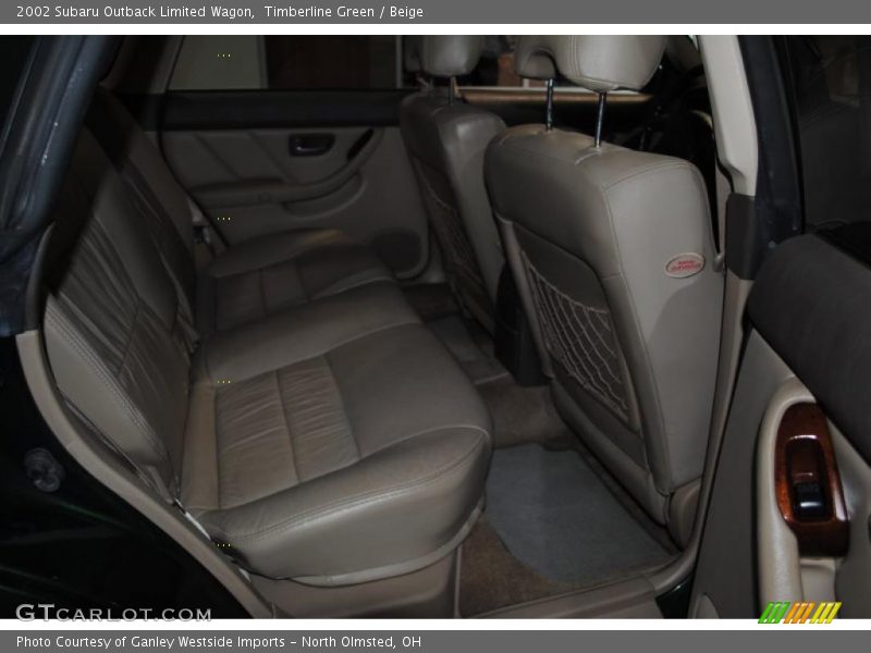Timberline Green / Beige 2002 Subaru Outback Limited Wagon