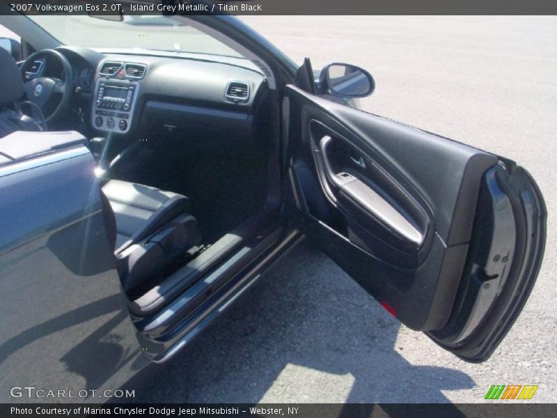 Island Grey Metallic / Titan Black 2007 Volkswagen Eos 2.0T
