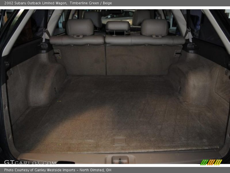 Timberline Green / Beige 2002 Subaru Outback Limited Wagon