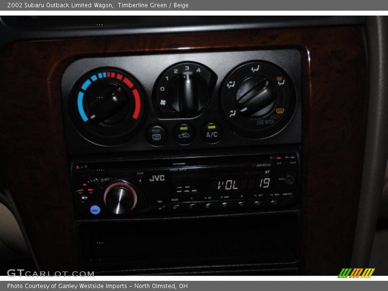 Timberline Green / Beige 2002 Subaru Outback Limited Wagon