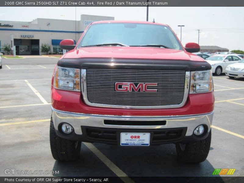 Fire Red / Dark Titanium/Light Titanium 2008 GMC Sierra 2500HD SLT Z71 Crew Cab 4x4