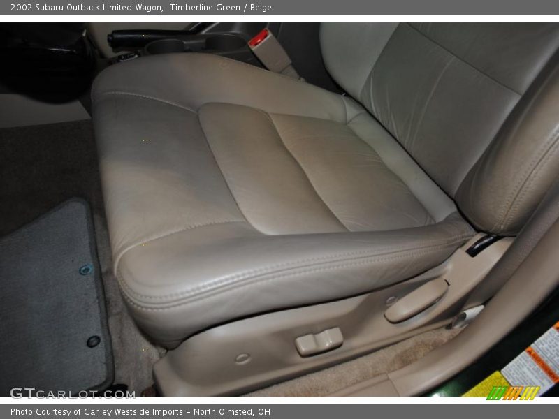 Timberline Green / Beige 2002 Subaru Outback Limited Wagon