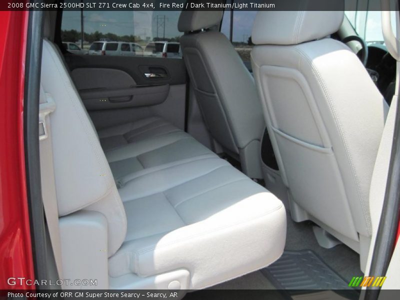 Fire Red / Dark Titanium/Light Titanium 2008 GMC Sierra 2500HD SLT Z71 Crew Cab 4x4