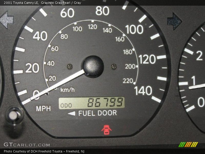 Graphite Gray Pearl / Gray 2001 Toyota Camry LE