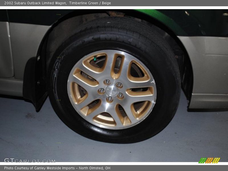 Timberline Green / Beige 2002 Subaru Outback Limited Wagon