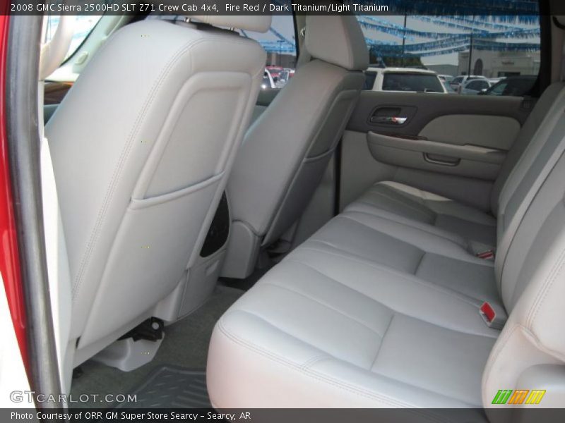 Fire Red / Dark Titanium/Light Titanium 2008 GMC Sierra 2500HD SLT Z71 Crew Cab 4x4