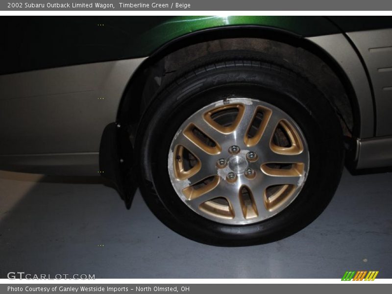 Timberline Green / Beige 2002 Subaru Outback Limited Wagon