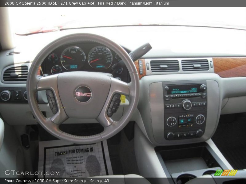Fire Red / Dark Titanium/Light Titanium 2008 GMC Sierra 2500HD SLT Z71 Crew Cab 4x4