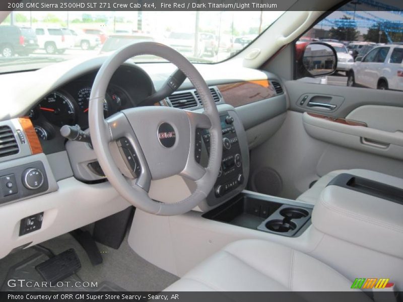 Fire Red / Dark Titanium/Light Titanium 2008 GMC Sierra 2500HD SLT Z71 Crew Cab 4x4