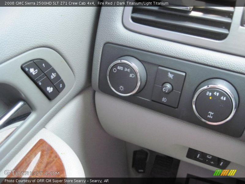 Fire Red / Dark Titanium/Light Titanium 2008 GMC Sierra 2500HD SLT Z71 Crew Cab 4x4
