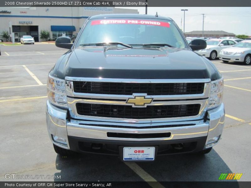 Black / Ebony Black 2008 Chevrolet Silverado 2500HD LT Z71 Crew Cab 4x4