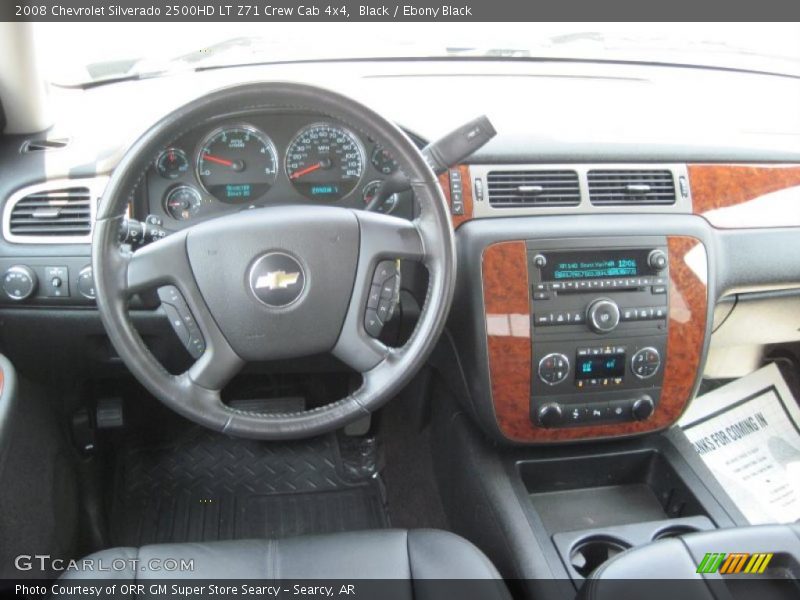 Black / Ebony Black 2008 Chevrolet Silverado 2500HD LT Z71 Crew Cab 4x4