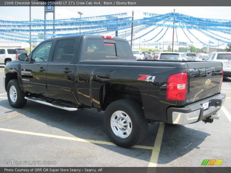 Black / Ebony Black 2008 Chevrolet Silverado 2500HD LT Z71 Crew Cab 4x4
