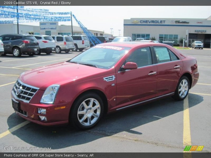 Crystal Red / Ebony 2009 Cadillac STS V8