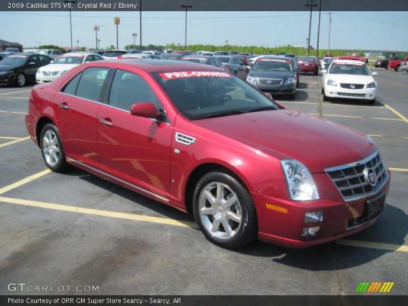 Crystal Red / Ebony 2009 Cadillac STS V8