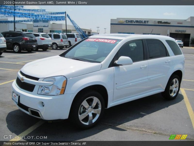 Summit White / Ebony 2009 Chevrolet Equinox Sport AWD