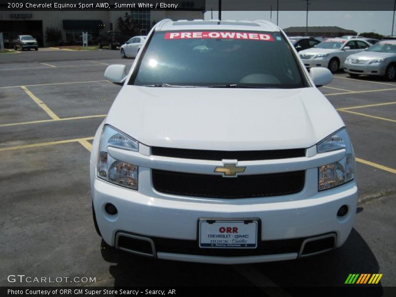 Summit White / Ebony 2009 Chevrolet Equinox Sport AWD