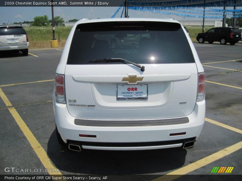 Summit White / Ebony 2009 Chevrolet Equinox Sport AWD