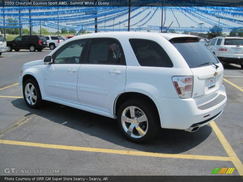Summit White / Ebony 2009 Chevrolet Equinox Sport AWD