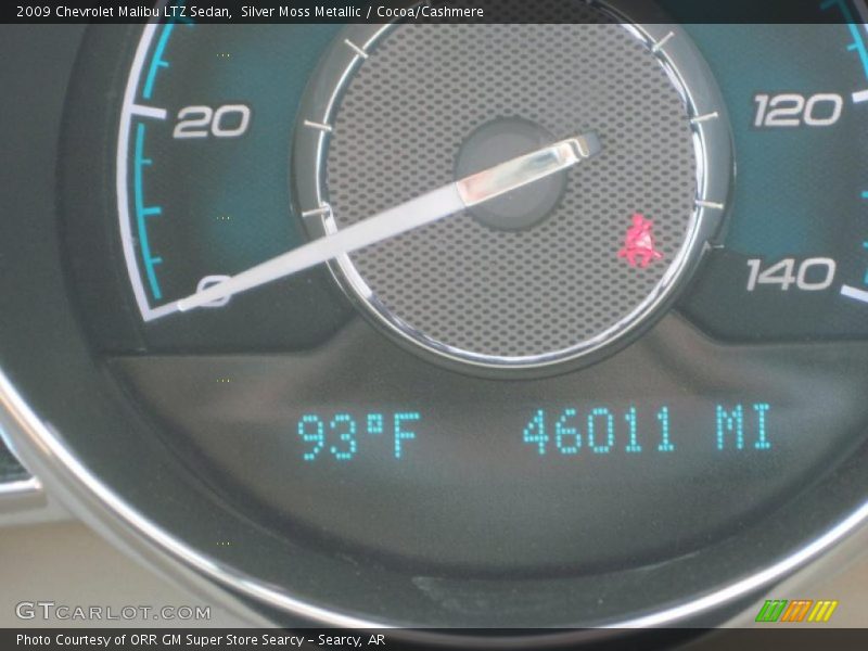 Silver Moss Metallic / Cocoa/Cashmere 2009 Chevrolet Malibu LTZ Sedan