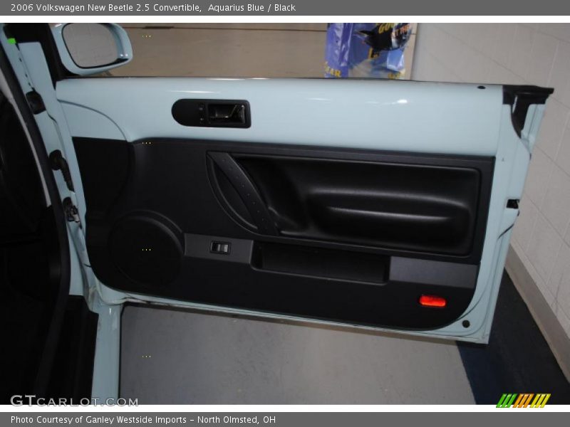 Aquarius Blue / Black 2006 Volkswagen New Beetle 2.5 Convertible