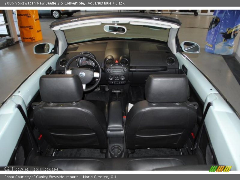 Aquarius Blue / Black 2006 Volkswagen New Beetle 2.5 Convertible